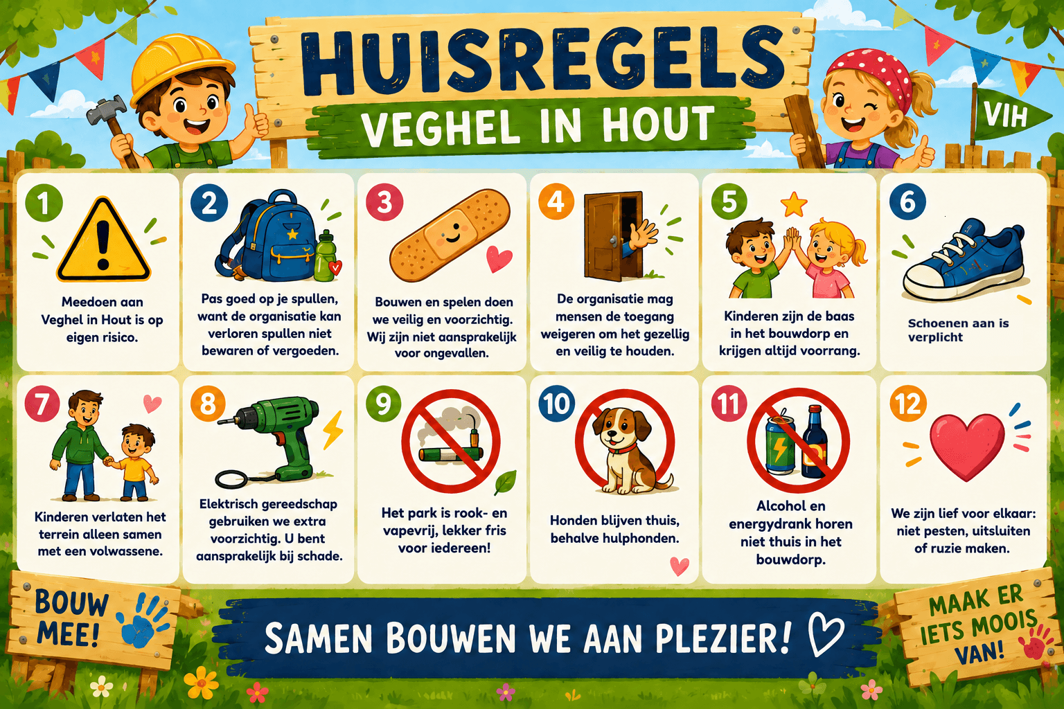 Huisregels bouwdorp